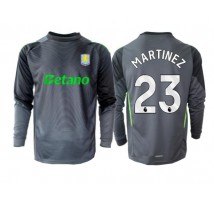 Aston Villa Emiliano Martinez #23 Bramkarskie Koszulka Podstawowa 2025-26 Długi Rękaw